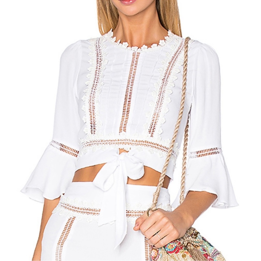 For Love And Lemons Willow Crop Top
